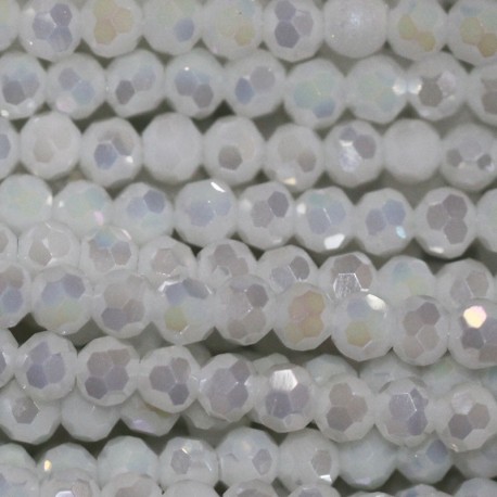 Bead 4 mm round faceted - BeauMonde Bijoux