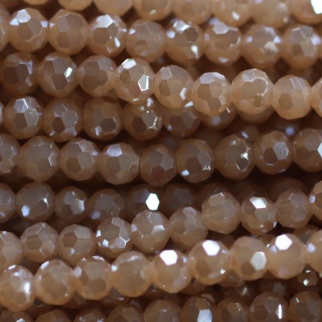 BeauMonde Bijoux - Perle 4 mm ronde facetée