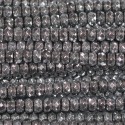 Hematite 2x3 mm washer faceted silver - BeauMonde Bijoux