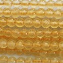 BeauMonde Bijoux - Calcite jaune 4/4.2 mm perle ronde AA USA