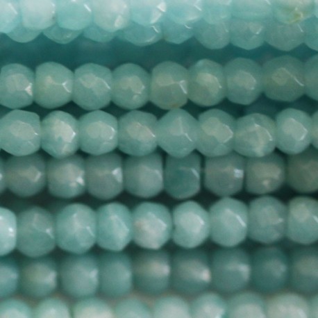 BeauMonde Bijoux - Amazonite 4x3 mm rondelle facettée A Afrique