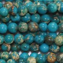 Jasper printing 4 mm beads round color