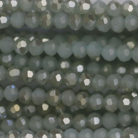 Bead 3 mm glass faceted round - BeauMonde Bijoux