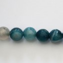 Agate 10 mm round faceted bead