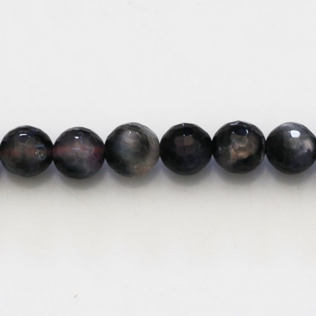 BeauMonde Bijoux - Agate 8 mm perle ronde facettée