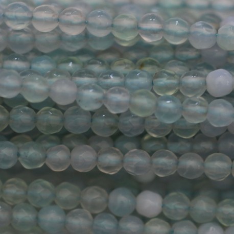 BeauMonde Bijoux - Agate 4 mm perle ronde facettée