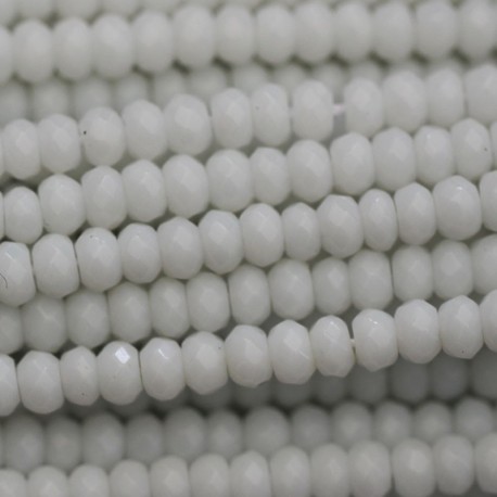 BeauMonde Bijoux - Jade teinté 2x4 mm rondelle facettée Chine