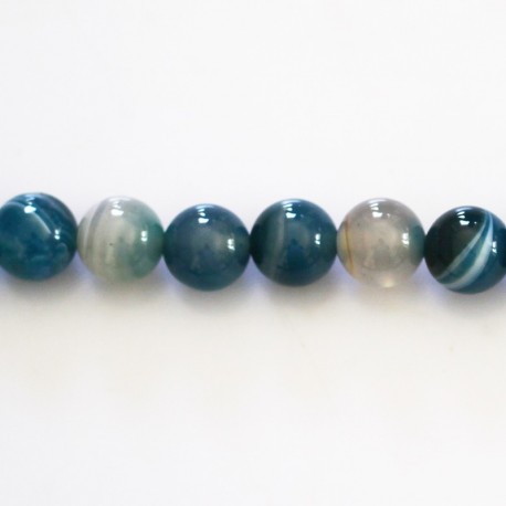 BeauMonde Bijoux - Agate 10 mm perle ronde