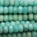 BeauMonde Bijoux - Amazonite 4x6 mm rondelle facettée A+ Afrique