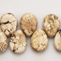 Howlite 13x18 mm ivory drop - BeauMonde Bijoux
