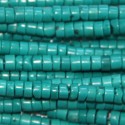 BeauMonde Bijoux - Howlite 3x4 mm rondelle heishi (nouvelle turquoise)