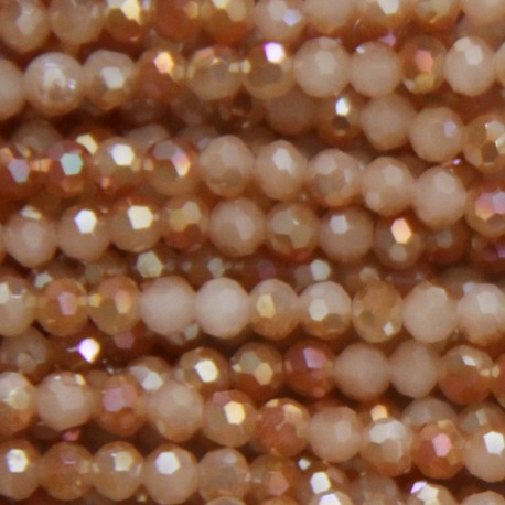 Pearl 3 mm round faceted - BeauMonde Bijoux
