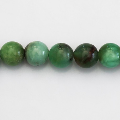 BeauMonde Bijoux - Chrysoprase 10 mm environ perle ronde A+ Australie