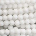 Quartzite 4 mm round bead (white jasper) - BeauMonde Bijoux