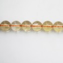 Citrine 8 mm round pearl A - BeauMonde Bijoux