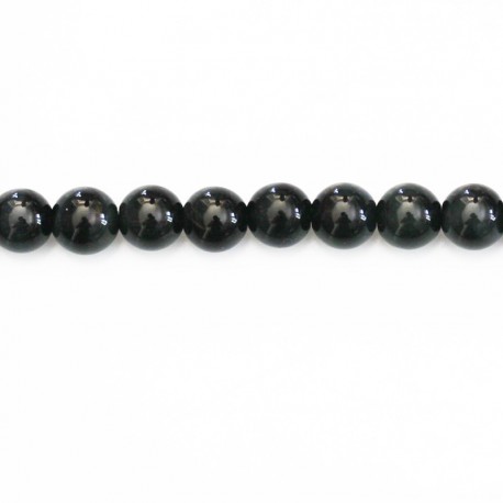 Oeil de tigre bleu 6 mm perle ronde qualité A - BeauMonde Bijoux