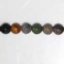 Agate Inde 8 mm perle ronde A