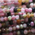 Tourmaline mixed 3x2 mm faceted washer