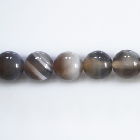 BeauMonde Bijoux - Agate 10 mm perle ronde