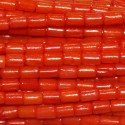 Bamboo orange about 3X4 mm tube - BeauMonde Bijoux