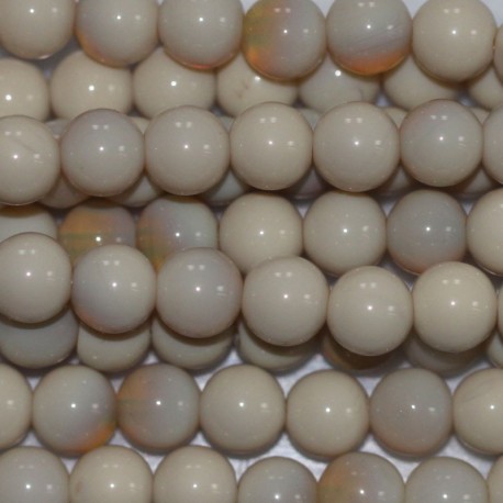 Glass pearl 5/6 mm round bead - BeauMonde Bijoux