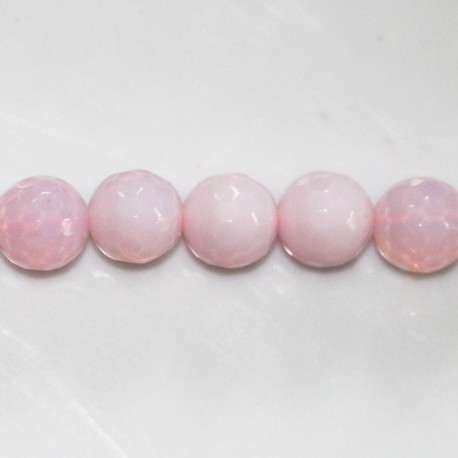 BeauMonde Bijoux - Perle en verre 10 mm perle ronde facetée