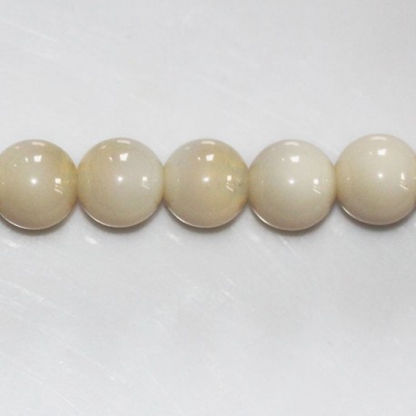 Glass pearl 10 mm round bead - BeauMonde Bijoux