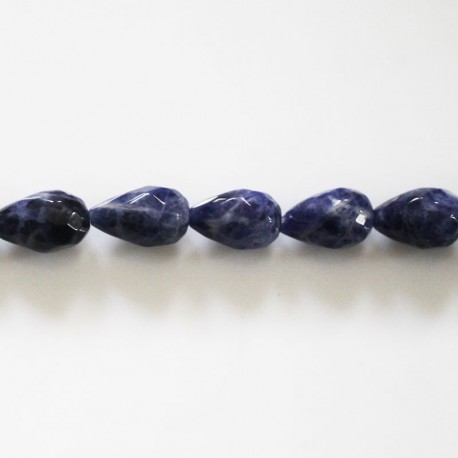 BeauMonde Bijoux - Sodalite 8x12 mm goutte facettée A+ Afrique du Sud