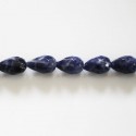 Sodalite 8x12 mm goutte facettée A+ Afrique du Sud